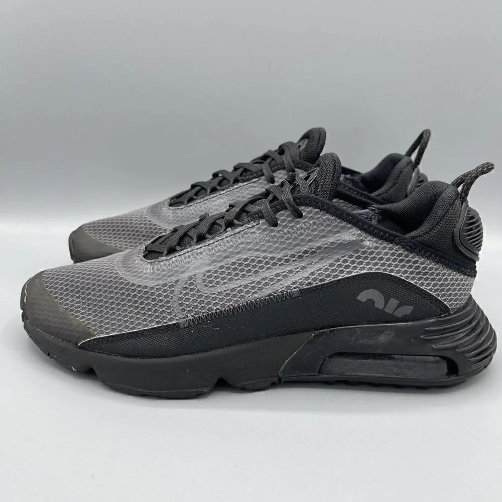 Nike Air Max 2090 Size Youth 7 Women's 8.5 Black Grey Shoes Sneakers CJ4066-001